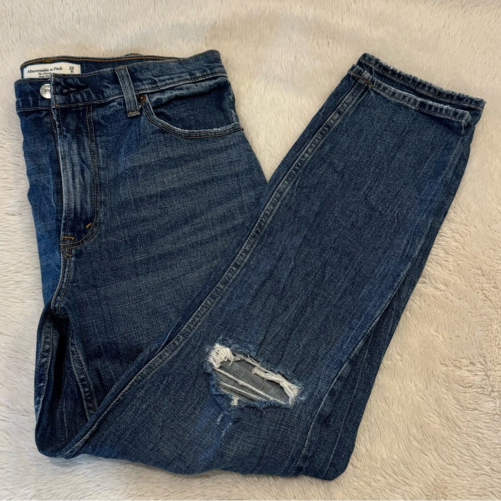 A&F High Rise Skinny Jean